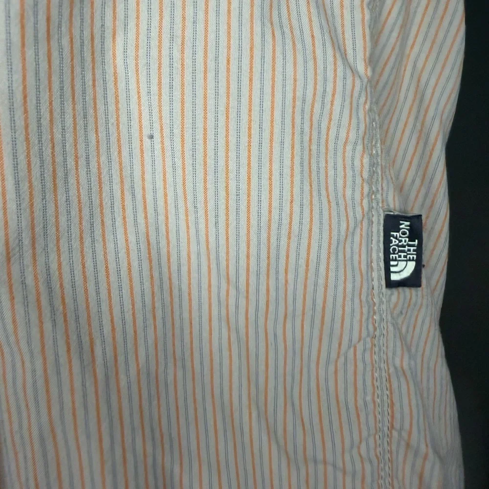 The North Face Utility Outdoor Blue & Tan Hiking Fishing Shirt Men’s Size XL